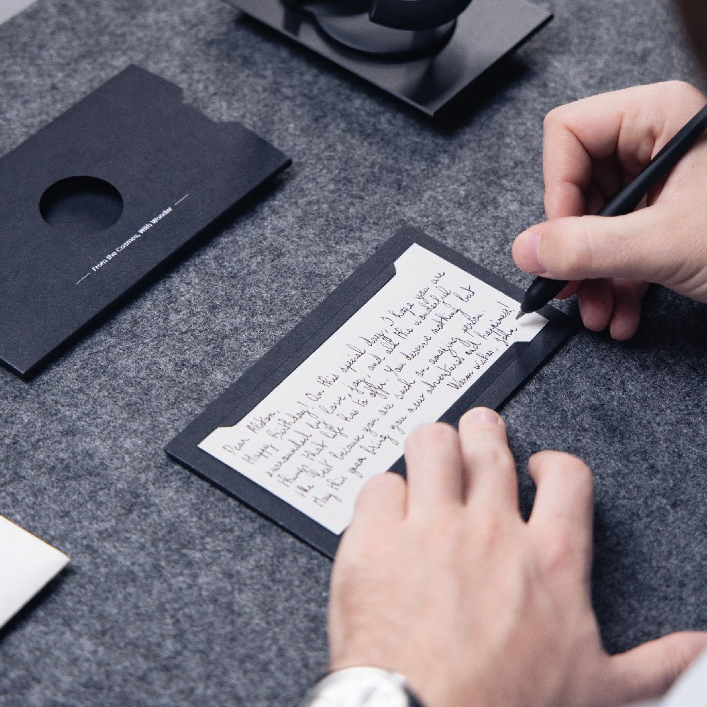 Cartoncino astrale in metallo